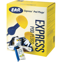 E-A-R Express Pod Plugs Earplugs, Uncorded, Bulk - Pillow Pack, 25 dB NRR, One-Size Chandler Sales