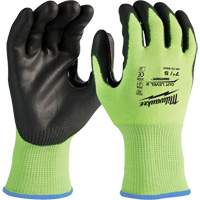 High-Visibility Cut-Resistant Gloves, Size Small, 15 Gauge, Nitrile/Polyurethane Coated, Polyethylene Shell, ANSI/ISEA 105 Level 2 Chandler Sales