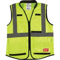 Performance Safety Vest, High Visibility Lime-Yellow, 4X-Large/5X-Large Chandler Sales