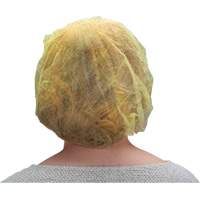 Bonnets bouffants, Polypropyl&egrave;ne, 21", Jaune Chandler Sales