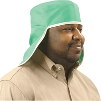 Chapeau avec couvre-nuque en coton ignifug&eacute; Weldlite, Taille unique, Vert Chandler Sales