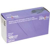 Gants jetables de calibre m&eacute;dical, Moyen, Nitrile, 6 mils, Sans poudre, Noir, Classe 2 Chandler Sales