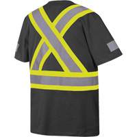 6976 Safety T-Shirt, Cotton, Small, Black Chandler Sales