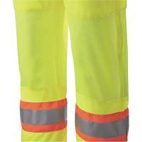 6000 Safety Overalls, Polyester, X-Small, High Visibility Lime-Yellow Chandler Sales