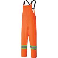 5598 Combinaison de pluie imperm&eacute;able et l&eacute;g&egrave;re, Polyester/PVC, Petit, Orange haute visibilit&eacute; Chandler Sales