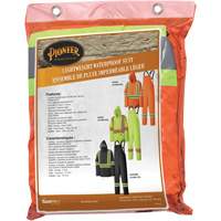 5598 Combinaison de pluie imperm&eacute;able et l&eacute;g&egrave;re, Polyester/PVC, Petit, Orange haute visibilit&eacute; Chandler Sales