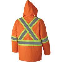 5608 Combinaison de pluie imperm&eacute;able 210D, Polyester/PVC, Petit, Orange haute visibilit&eacute; Chandler Sales