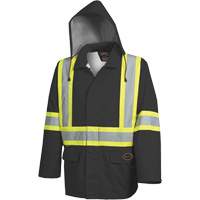5628BK The Rock 300D Waterproof Safety Jacket, Polyester, Black, Small Chandler Sales