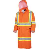 5630 Manteau long imperm&eacute;able The Rock 300D, Polyester, Petit, Orange haute visibilit&eacute; Chandler Sales