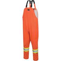 5627 The Rock 300D Bib Pants, Polyester, Small, High Visibility Orange Chandler Sales