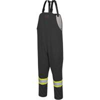 5629BK The Rock 300D Bib Pants, Polyester, Small, Black Chandler Sales