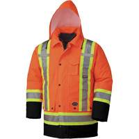5020BB Manteau de s&eacute;curit&eacute; 7 en 1 imperm&eacute;able, Orange haute visibilit&eacute;, 2T-Grand Chandler Sales