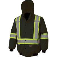 5026 Waterproof 7-in-1 Bomber Jacket, Polyester, Black, X-Small Chandler Sales