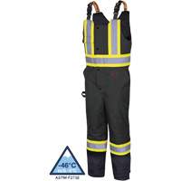 5042 Waterproof Quilted Bib Pants, Polyester, Small, Black Chandler Sales