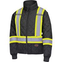 5017 Manteau matelass&eacute; pour cong&eacute;lateur, Polyester, Noir, T-petit Chandler Sales