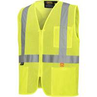 6944 Veste de s&eacute;curit&eacute; ignifuge, Jaune lime haute visibilit&eacute;, Petit, Polyester Chandler Sales
