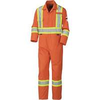 5551 Flame-Gard&reg; FR/Arc-Rated Coverall, Size 40, High Visibility Orange, 9.1 cal/cm² Chandler Sales