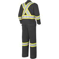 7702BKT FR-Tech&reg; Arc-Rated Coverall, Size 40 (Tall), Black, 10 cal/cm² Chandler Sales