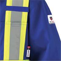7706 FR-Tech&reg; Flame-Resistant Coverall with Leg Zippers, Size 36, Royal Blue, 9.7 cal/cm² Chandler Sales