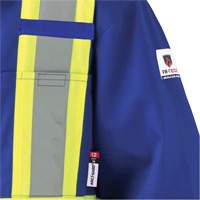 7706T FR-Tech&reg; Flame-Resistant Coverall with Leg Zippers, Size 40 (Tall), Royal Blue, 9.7 cal/cm² Chandler Sales