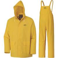 577 3-Piece Rain Suit, Polyester/PVC, 6X-Large, Yellow Chandler Sales