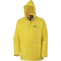 577J Rain Jacket, Polyester/PVC, Small, Yellow Chandler Sales