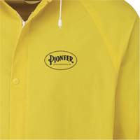 577J Rain Jacket, Polyester/PVC, Small, Yellow Chandler Sales