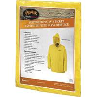 577J Rain Jacket, Polyester/PVC, Small, Yellow Chandler Sales