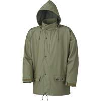 D7000 Stretch Rain Jacket, Polyurethane, X-Small, Green Chandler Sales