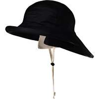 D5050 Chapeau Sou'wester traditionnel noir Dry King, Petit, Noir, Caoutchouc Chandler Sales