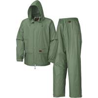 583 Rain Suit, Polyester/PVC, Small, Green Chandler Sales
