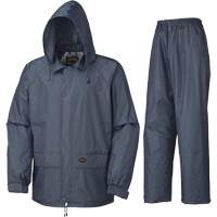 883 Rain Suit, Polyester/PVC, Small, Navy Blue Chandler Sales