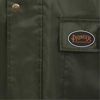 D8120J Nailhead Ripstop Tree Planter Hooded Jacket, Polyester/PVC, X-Small, Green Chandler Sales