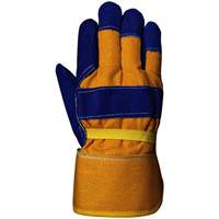 655 Insulated Fitter's Gloves, One Size, Split Cowhide Palm, Boa Inner Lining Chandler Sales