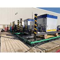Ultimate Copolymer 2000 Ultra-Containment Berm&reg;, 179 US gal. Capacity, 4' W x 6' L x 12" H, Hinge Bracket Chandler Sales