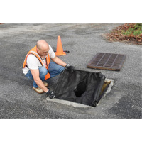 Square Ultra-Drain Guard&reg; Catch Basin Insert with Overflow Port, Oil & Sediment, 16" - 28" L x 20" - 36" W Chandler Sales