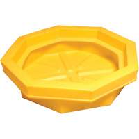 Ultra-Drum Tray sans grille, 32" lo x 32" la x 8,1" h, Cap. de d&eacute;versement 22,8 gal. US Chandler Sales