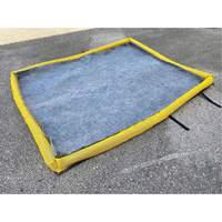 Small Ultra-Filter Pad, 0.8 US gal. Capacity, 2.5' W x 2' L x 3" H, Foam Wall Chandler Sales