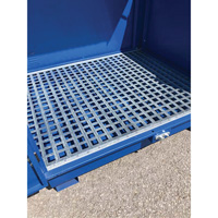 Ultra-Hard Top S4 Steel Spill Pallet, 61" L x 54.4" W x 52" H, 4700 lbs. Load Capacity Chandler Sales