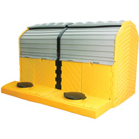 Extender Kit without Drain for Ultra-Hard Top Spill Pallets&reg;, 64" L x 79" W x 62" H, 9000 lbs. Load Capacity Chandler Sales