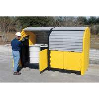 Extender Kit with Drain for Ultra-Hard Top Spill Pallets&reg;, 64" L x 79" W x 62" H, 9000 lbs. Load Capacity Chandler Sales