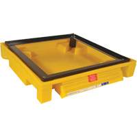 Single Drum Ultra-Safety Cabinet Bladder System&reg;, 37.8" L x 37.8" W x 6.3" H, 1500 lbs. Load Capacity Chandler Sales
