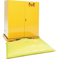 Double Drum Ultra-Safety Cabinet Bladder System&reg;, 63" L x 38.5" W x 6.3" H, 3000 lbs. Load Capacity Chandler Sales