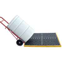 4-Drum Flexible Ultra-Spill Deck&reg;, 22 US gal. Spill Capacity, 48" x 48" x 2.5" Chandler Sales