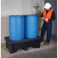 2-Drum Economy Ultra-Spill Pallet&reg;, 66 US gal. Spill Capacity, 53" x 29" x 16.5" Chandler Sales