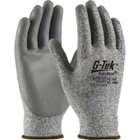 Gants r&eacute;sistants aux coupures G-Tek en tricot sans couture, Taille T-petit, Calibre 13, Rev&ecirc;tement Polyur&eacute;thane, Enveloppe en PolyKor, ASTM ANSI niveau A2/EN 388 niveau B Chandler Sales