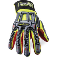 Rig Lizard&reg; 2028X Cut-Resistant Gloves, 6/X-Small, Synthetic/HPPE Palm, Elastic/Hook & Loop Cuff Chandler Sales