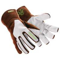 HeatArmor&reg; 5054 Welding Gloves, Grain Goatskin, Size Small/7 Chandler Sales
