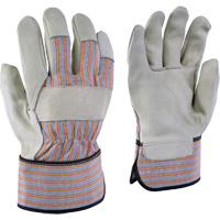 Gants de travail ray&eacute;s 24-61, T-petit, Paume en Cuir fleur de vache Chandler Sales