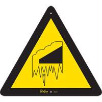 Falling Snow/Ice CSA Standard Safety Sign, 12" x 12", Aluminum, Pictogram Chandler Sales